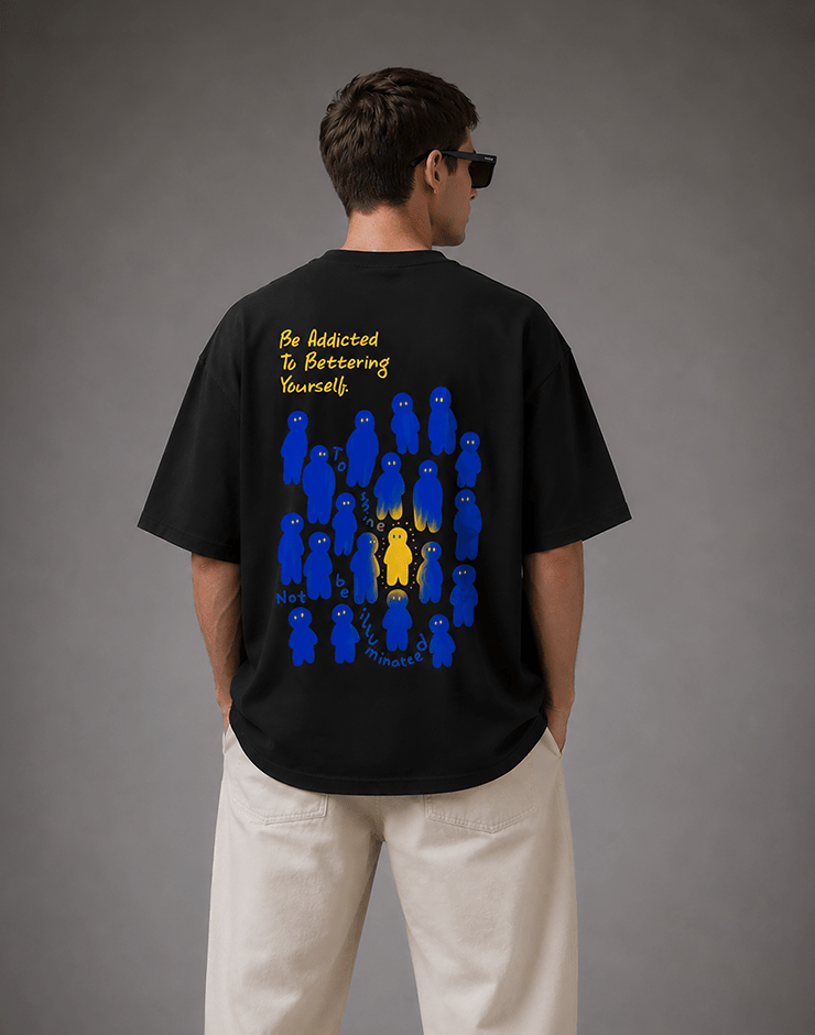 ForMeWears BetteringMyself Oversized Tee unisex streetwear India