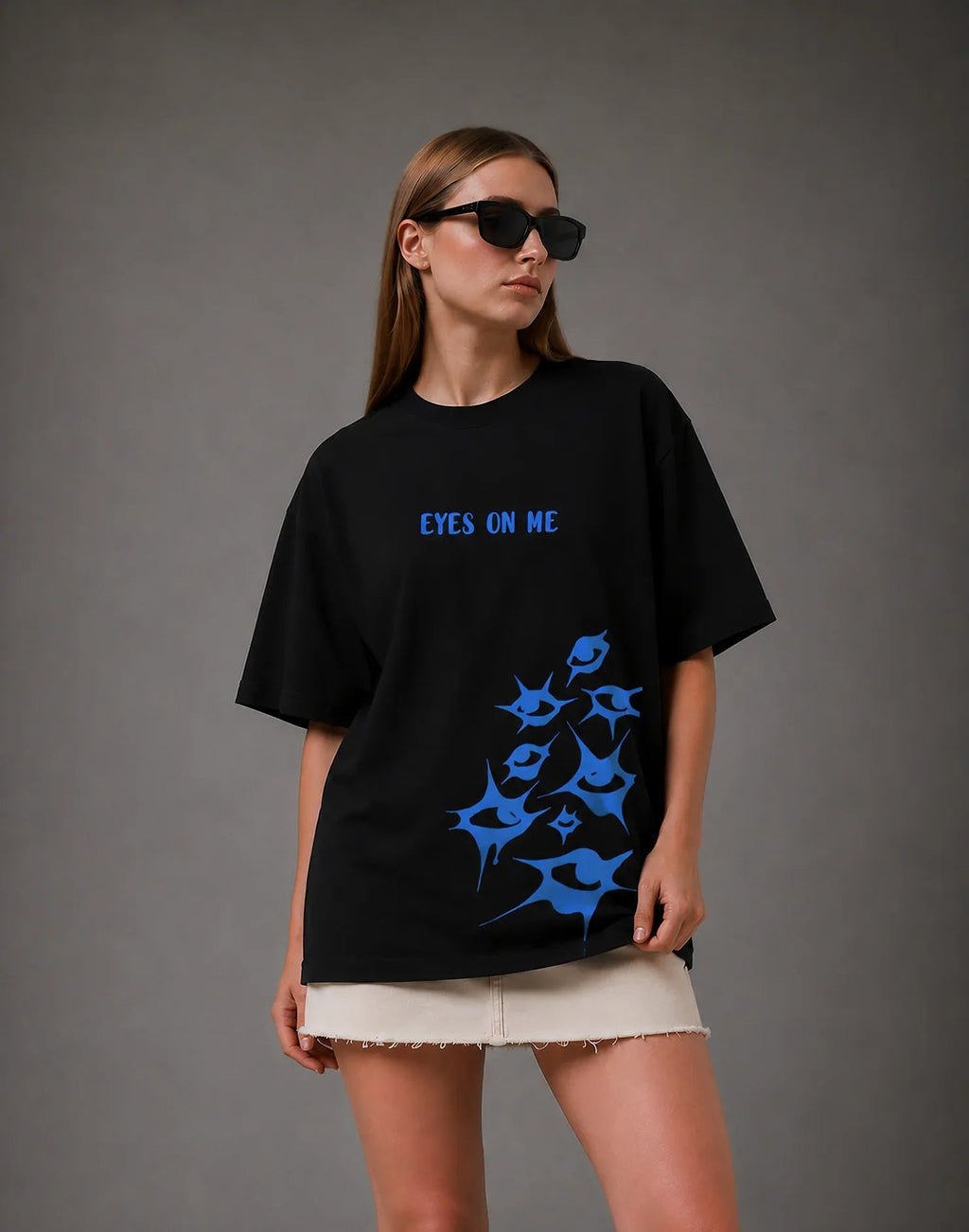 Eyes On Me Oversized Tee - ForMe Wears