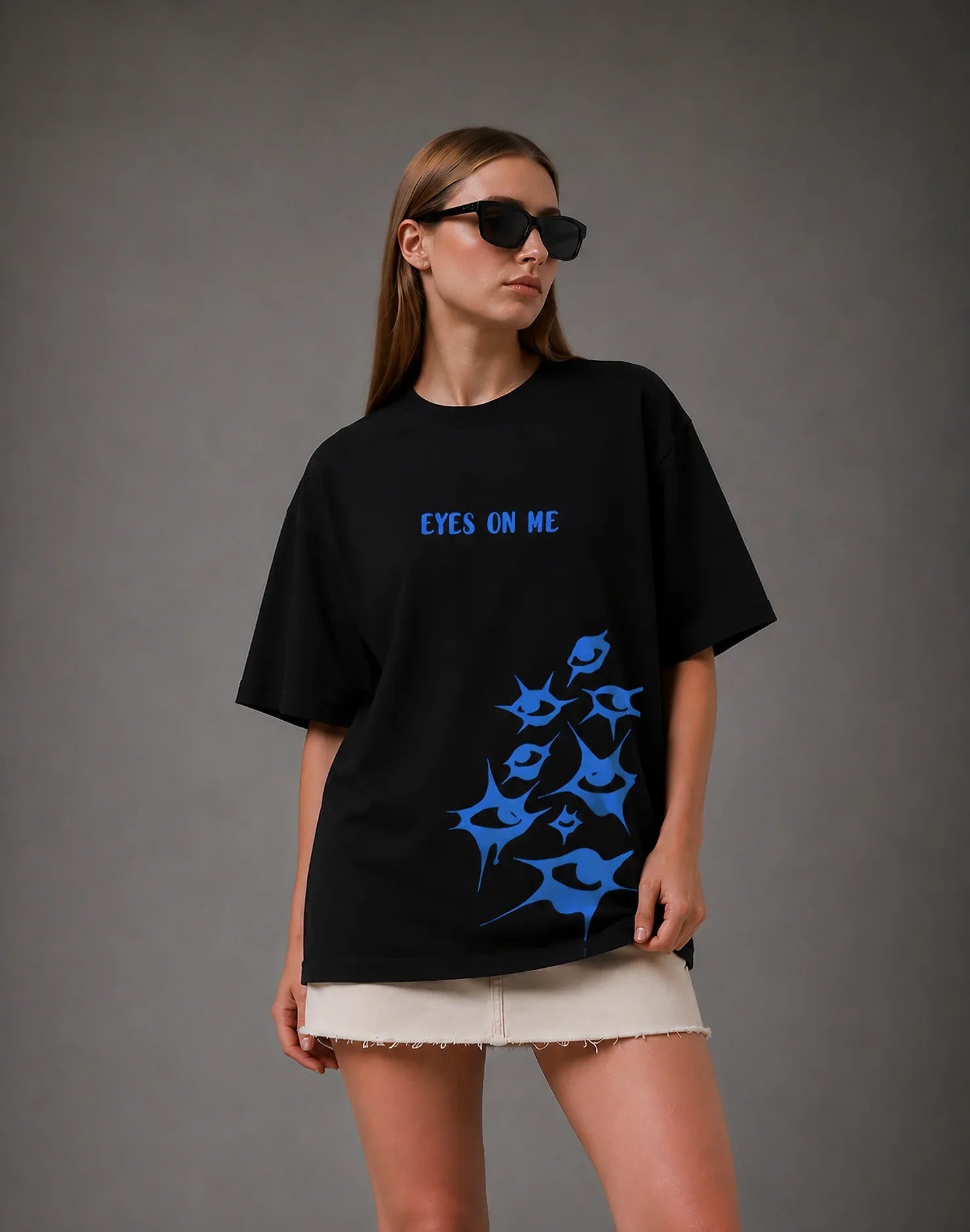 Eyes On Me Oversized Tee - ForMe Wears